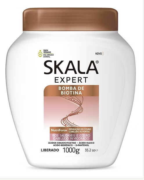 Skala - Creme de Nutricao Bomba de Biotina 1Kg - (Biotin Hair Cream Net 33.81Oz)