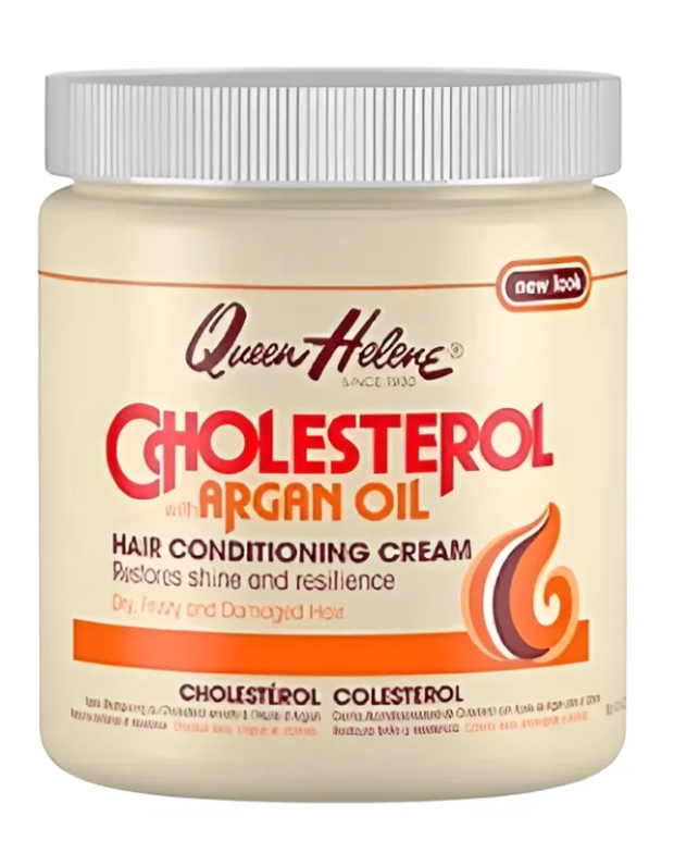 Queen Helene Cholesterol Hair Conditioning Cream with Argan Oil - 15 oz