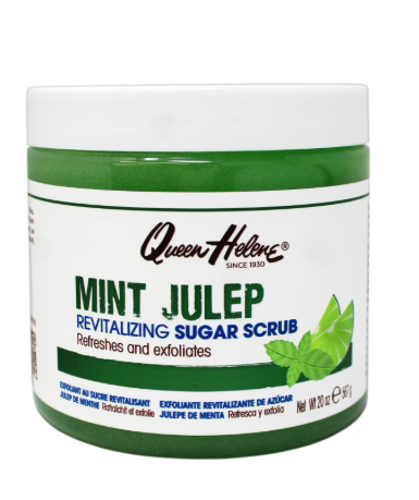 Queen Helene Mint Julep Revitalizing Sugar Scrub, Refreshes and Exfoliates, 20 Ounce