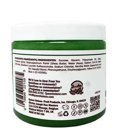 Queen Helene Mint Julep Revitalizing Sugar Scrub, Refreshes and Exfoliates, 20 Ounce