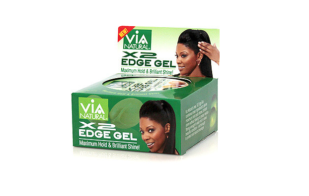 Via X2 Edge Gel Nourishing Olive & Argan Oils Max Hold & Shine 2 oz