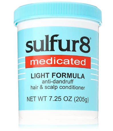 SULFUR8 Medicated Light Formula Anti-Dandruff Hair & Scalp Conditioner – 7.25 oz. Lightweight Scalp & Hair Treatment – Controls Dandruff, Soothes Itchy, Dry Scalp, Moisturizes & Softens Hair