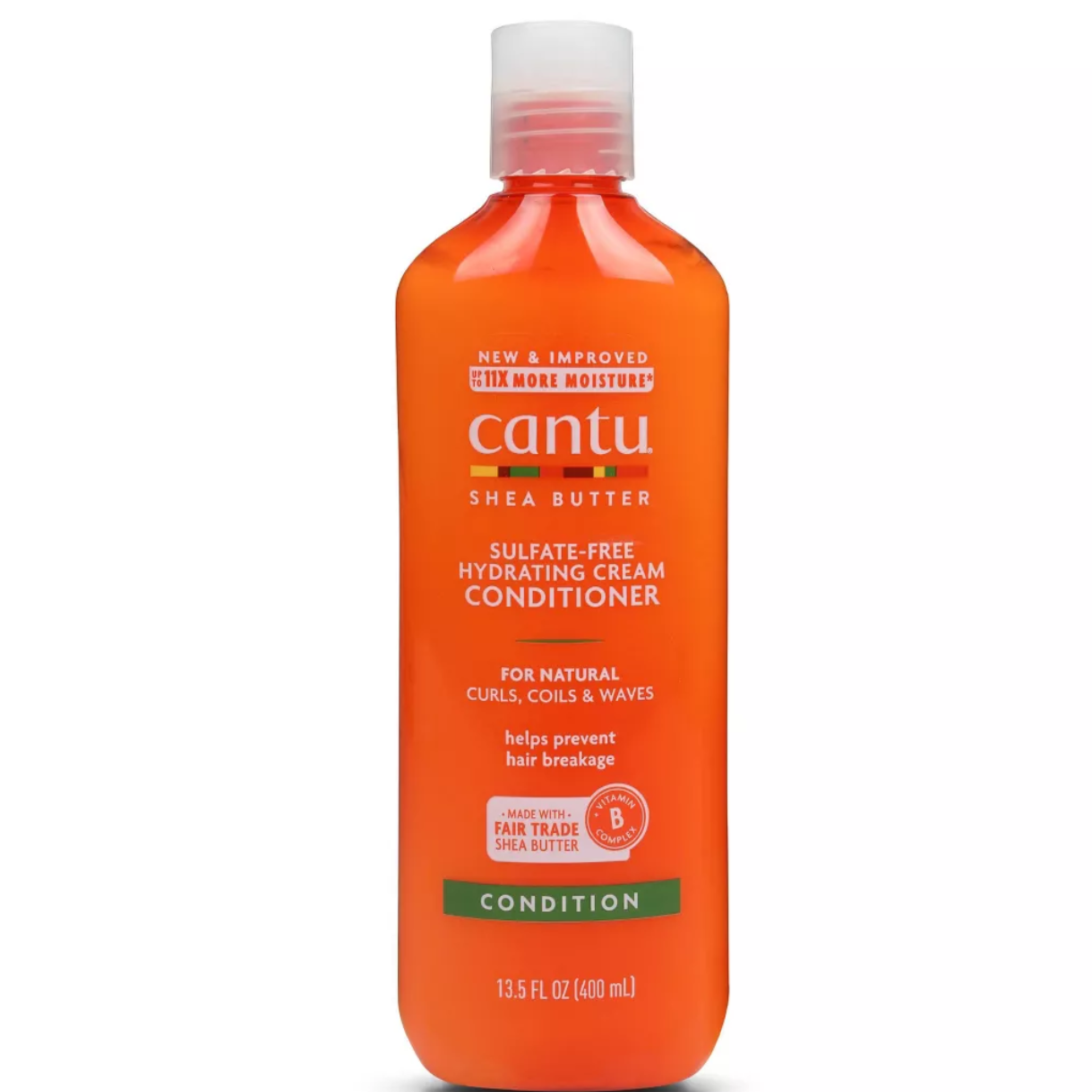 Cantu Shea Butter Hydrating Cream Conditioner - 13.5 fl oz: Sulfate-Free, Vegan, Daily Use, Dry Hair