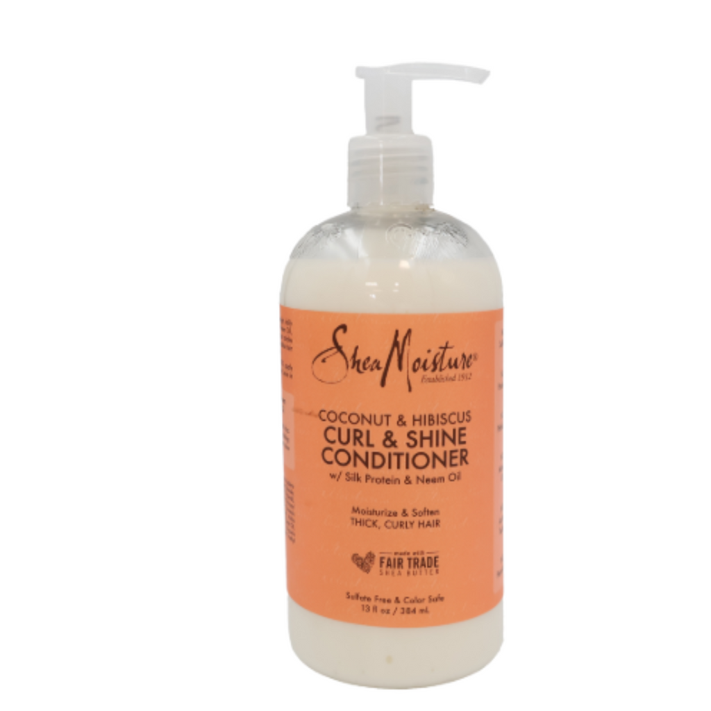 Shea Moisture Coconut Hibiscus Curl Shine Conditioner, 13 Oz.