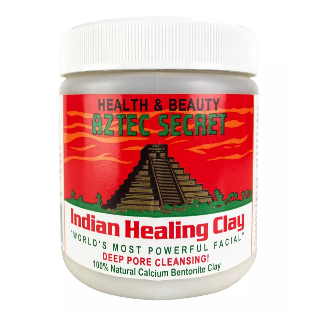 Aztec Secret Indian Healing Clay Deep Pore Cleansing Face & Body Mask, Natural Calcium Bentonite Clay - 15.5oz