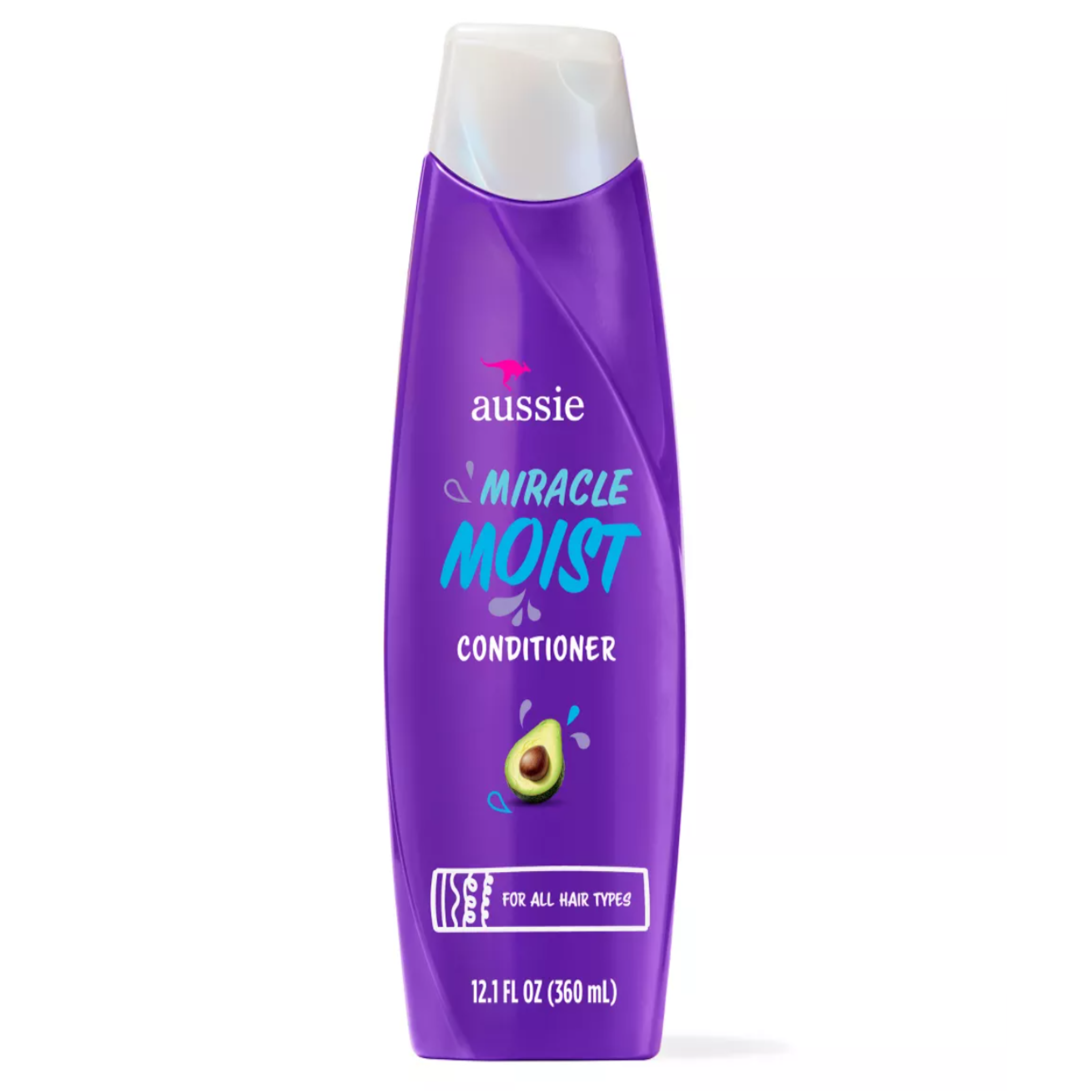 Aussie Miracle Moist Conditioner for All Hair Types, 12.1 fl oz