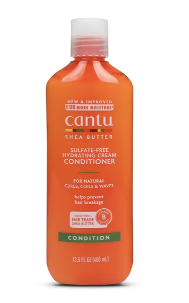 Cantu Sulfate-Free Hydrating Cream Conditioner with Shea Butter, 13.5 fl oz