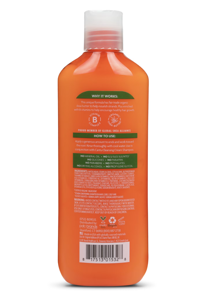 Cantu Sulfate-Free Hydrating Cream Conditioner with Shea Butter, 13.5 fl oz