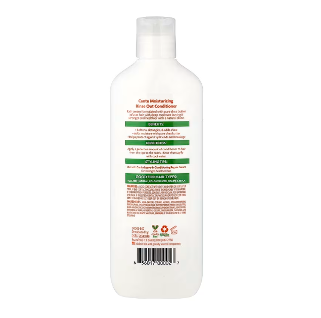 Cantu, Shea Butter, Moisturizing Rinse Out Conditioner, 13.5 fl oz (400 ml)