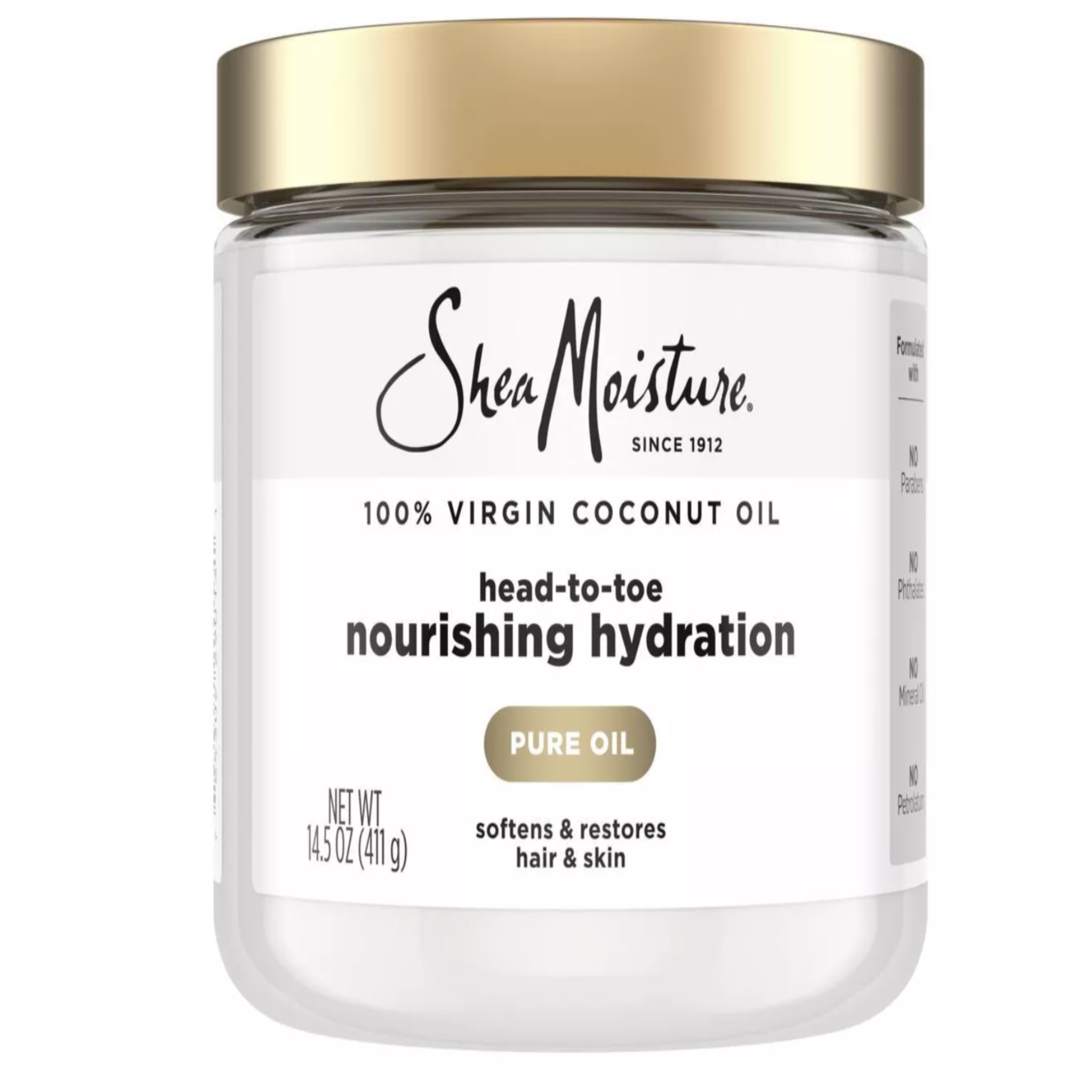 Shop all SheaMoisture SheaMoisture 100% Extra Virgin Coconut Oil - 15 fl oz: Moisturizing Cream for Hands, Legs & Whole Body