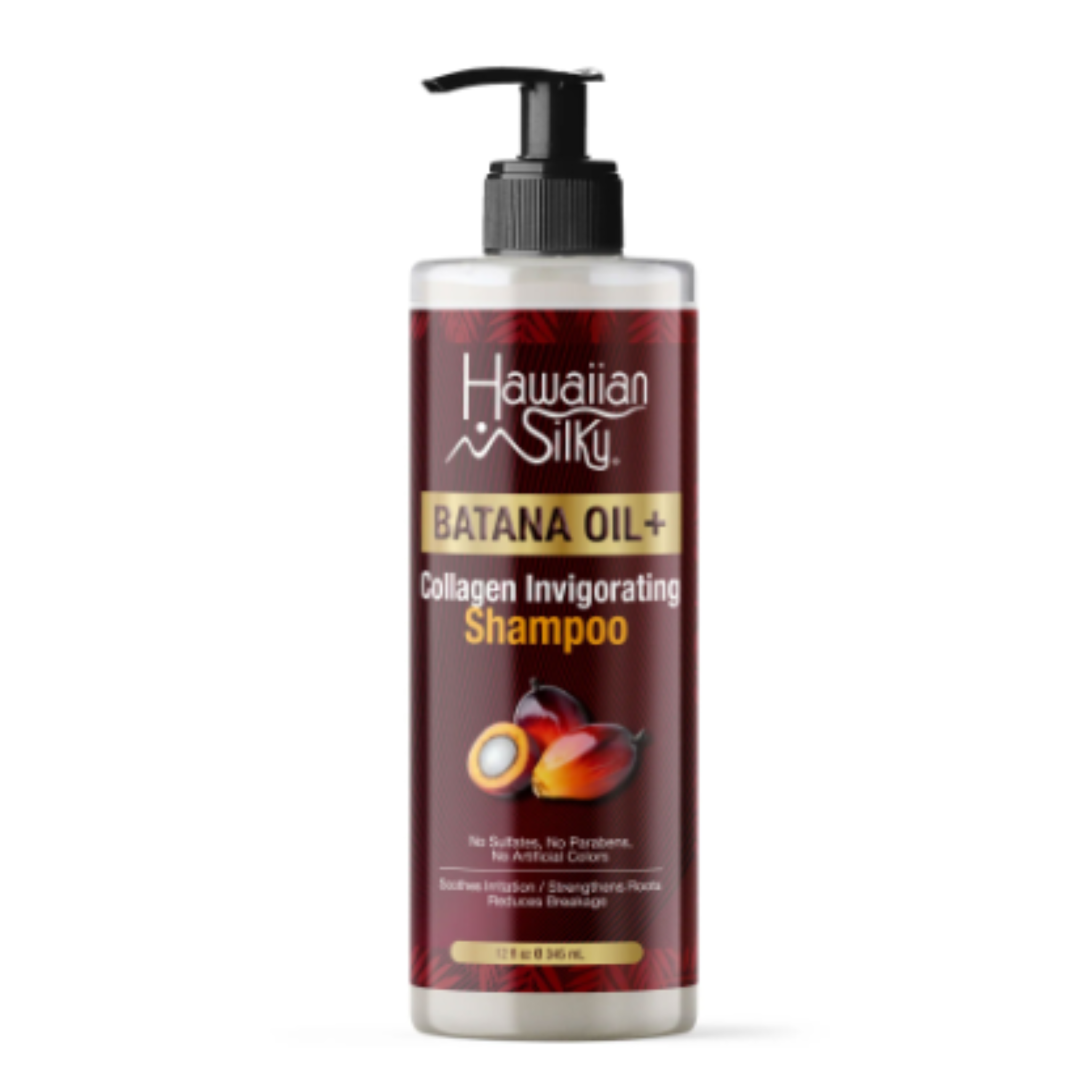 Hawaiian Silky Batana Oil Collagen Invigorating Shampoo 12 oz