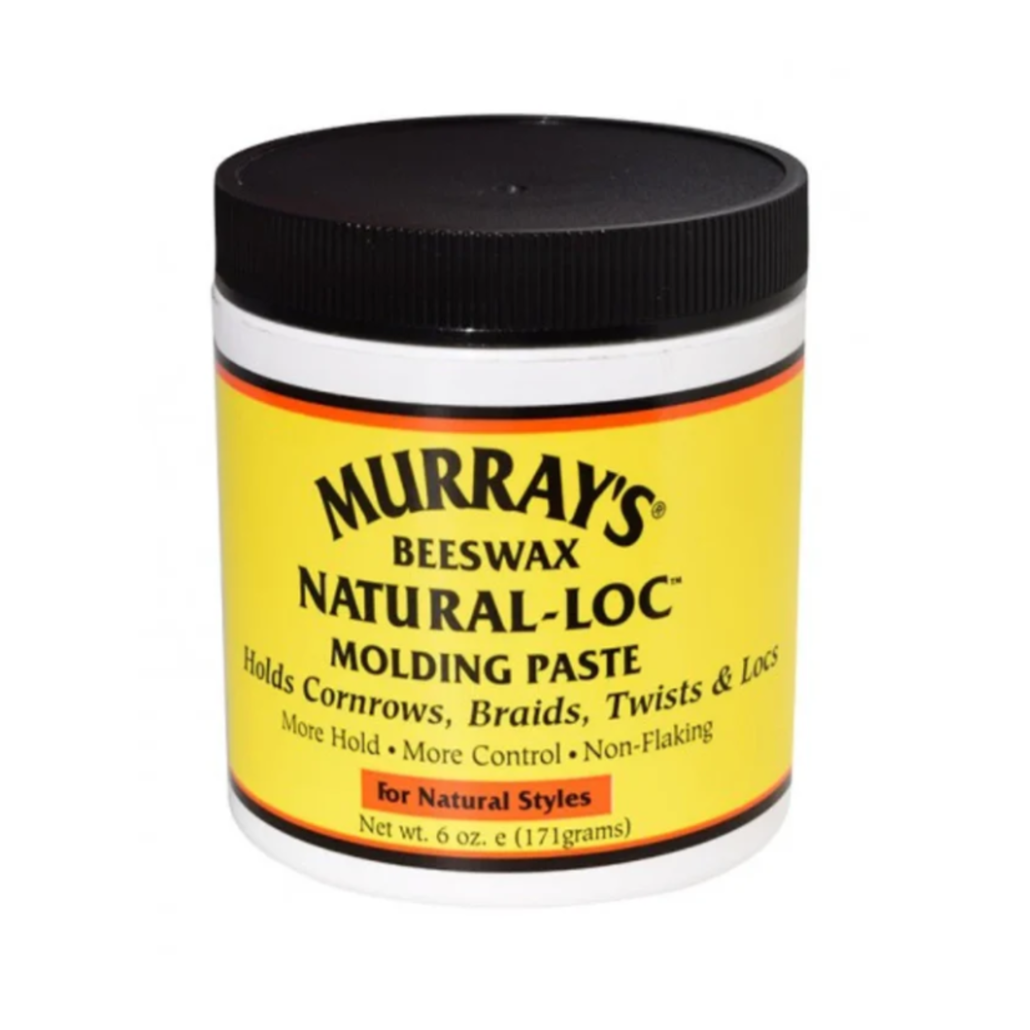 Murray's Beeswax Natural-Loc Molding Paste - 6 oz Holds Cornrows, Braids, Twists & Locs