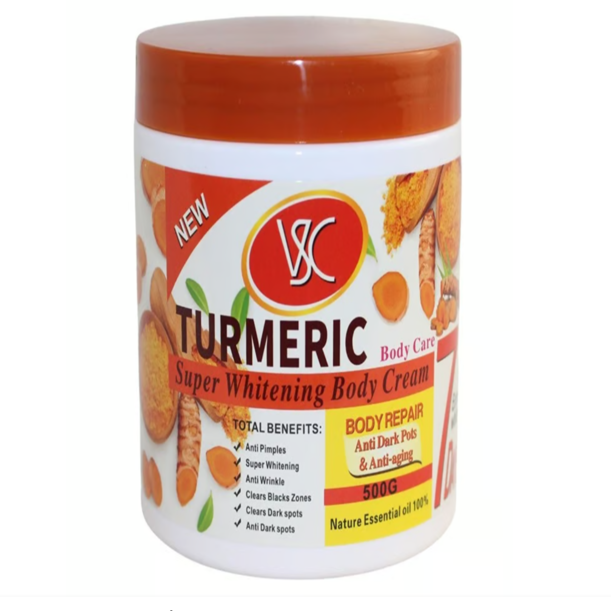 VSC Turmeric Super Whitening Body Cream – Brightening & Spot Removal