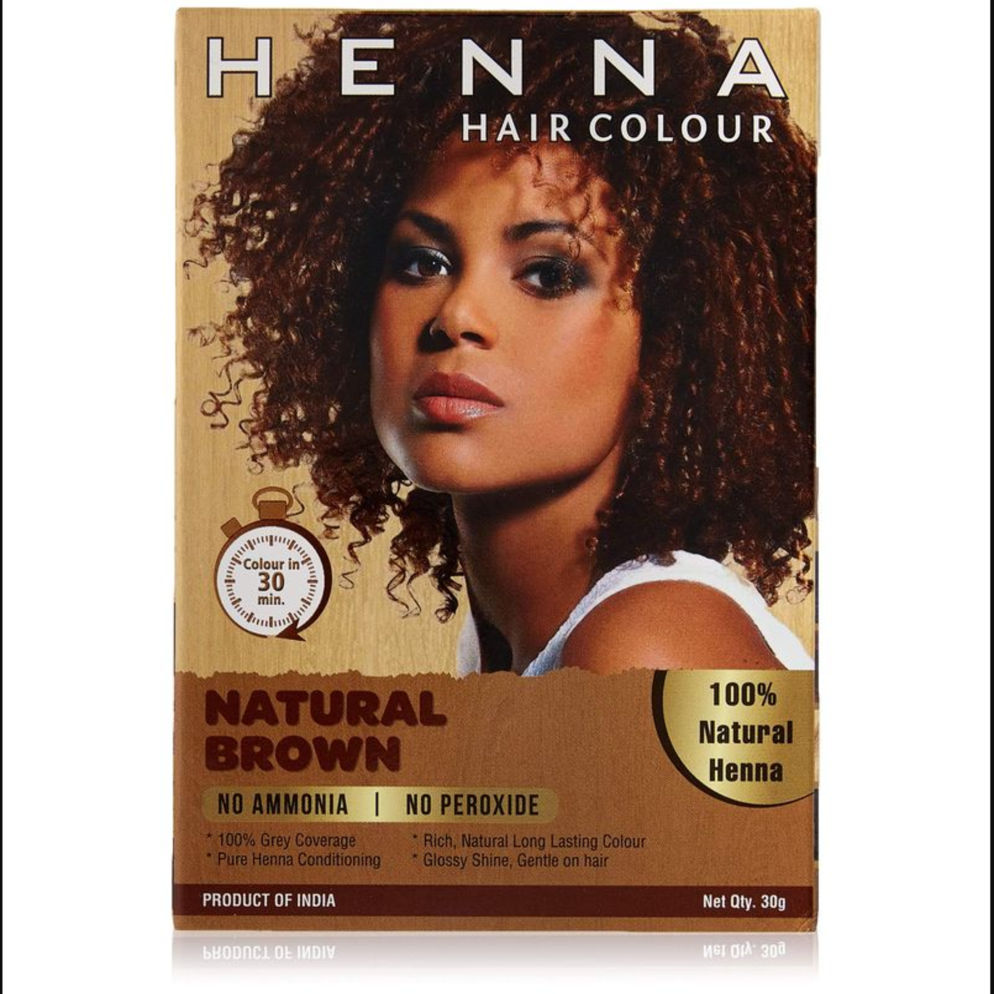 Jimy Henna Hair Color Natural Brown