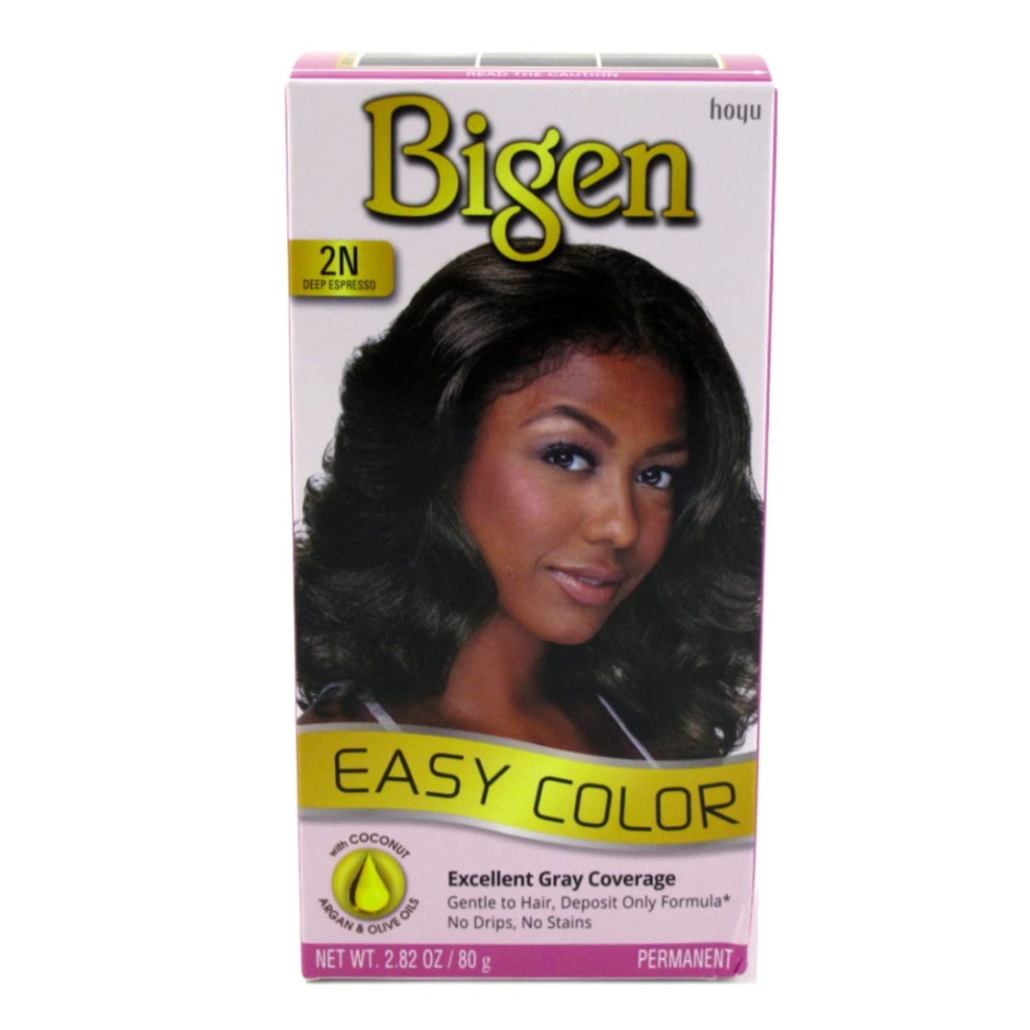 Bigen Easy Color Permanent Hair Dye with Aloe & Olive Oil, Deep Espresso, 2.82 Ounce