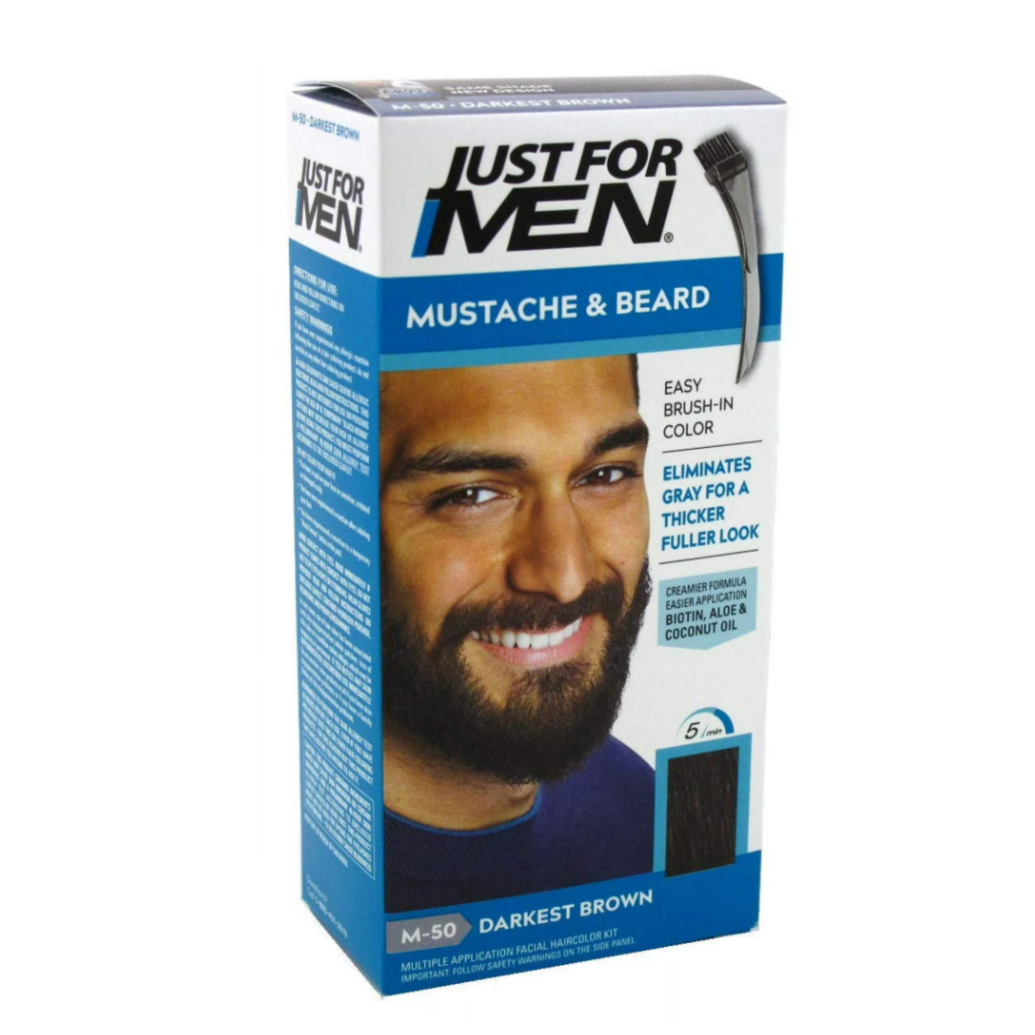 Just For Men Mustache & Beard #M-50 Darkest Brown Color