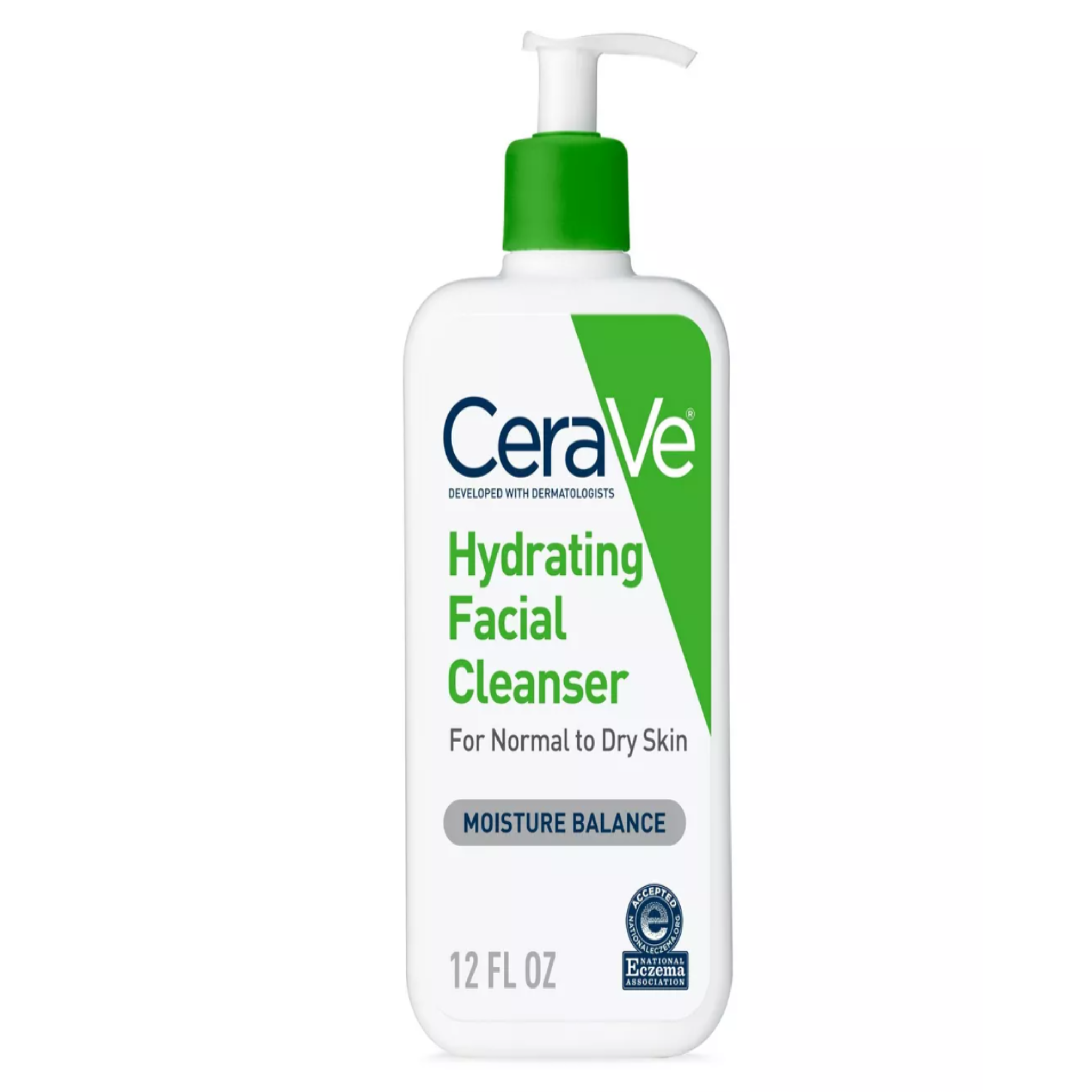 CeraVe Hydrating Facial Cleanser for Normal to Dry Skin, Daily Face 12 OZ