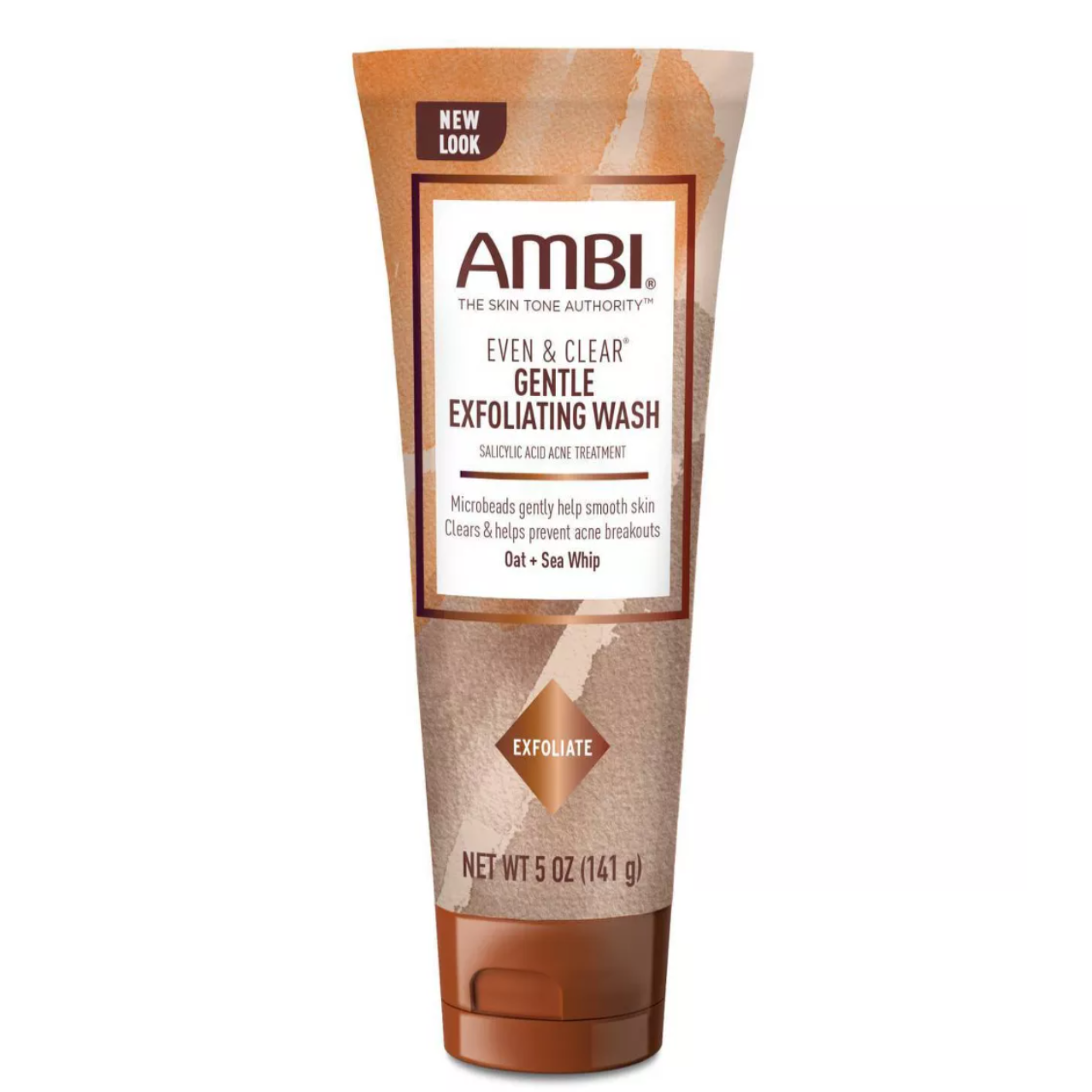 Ambi Skincare Even & Clear Exfoliating Wash - Scented - 5oz: Paraben-Free, Contains Salicylic Acid, Normal Skin