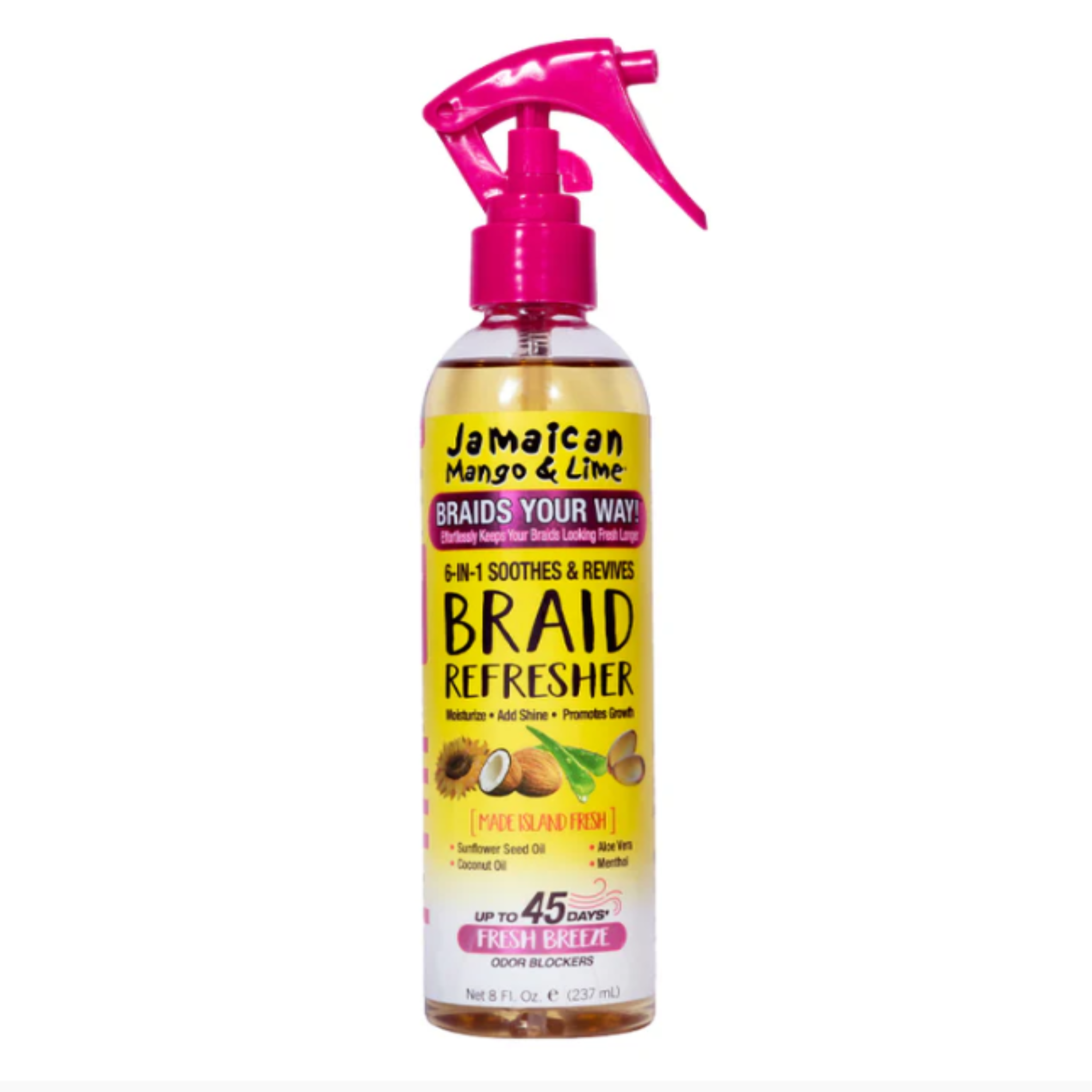 Jamaican Mango & Lime 6-in-1 Soothes & Revives Braid Refresher -