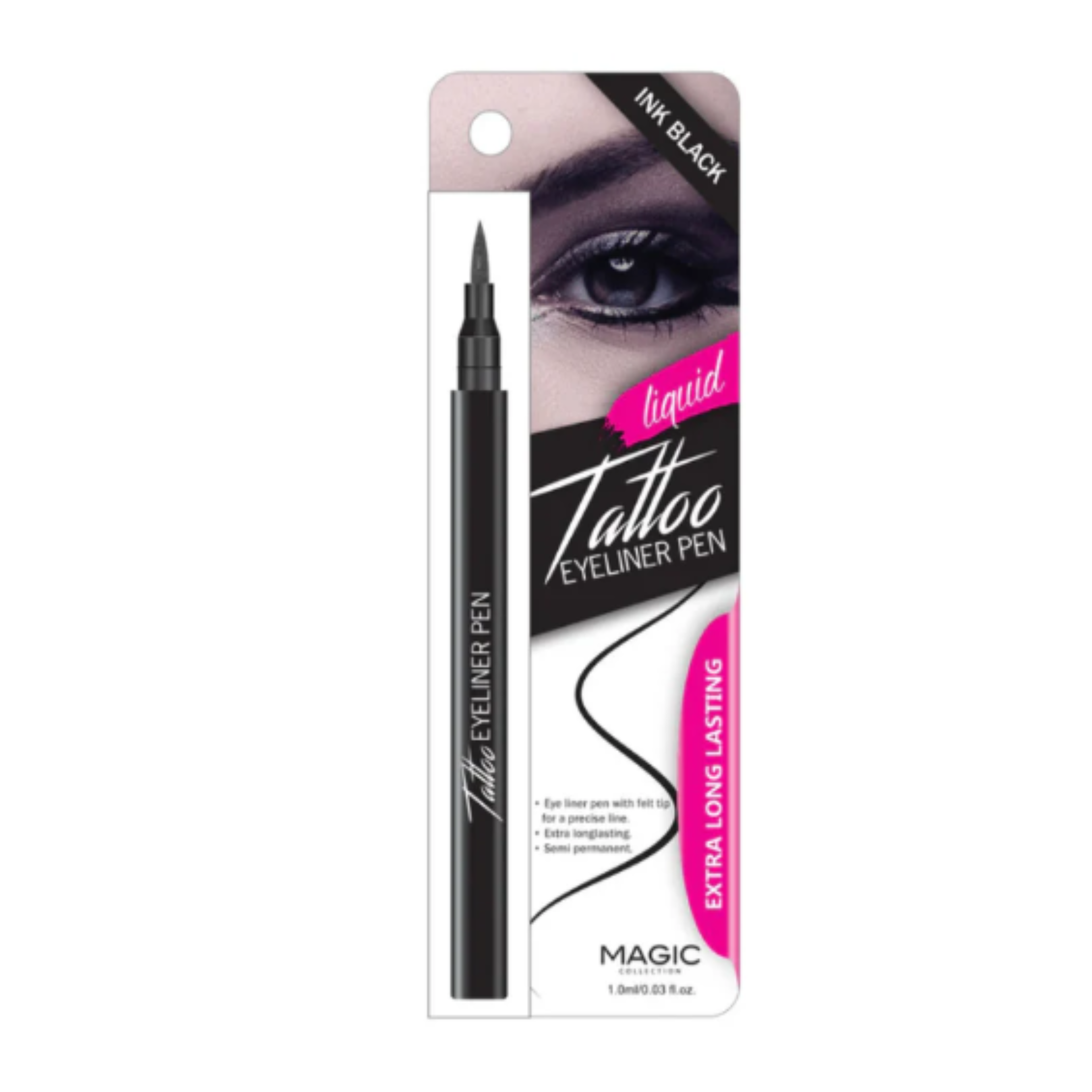 Magic Collection Liquid Tattoo Eyeliner Pencil – Ink Black