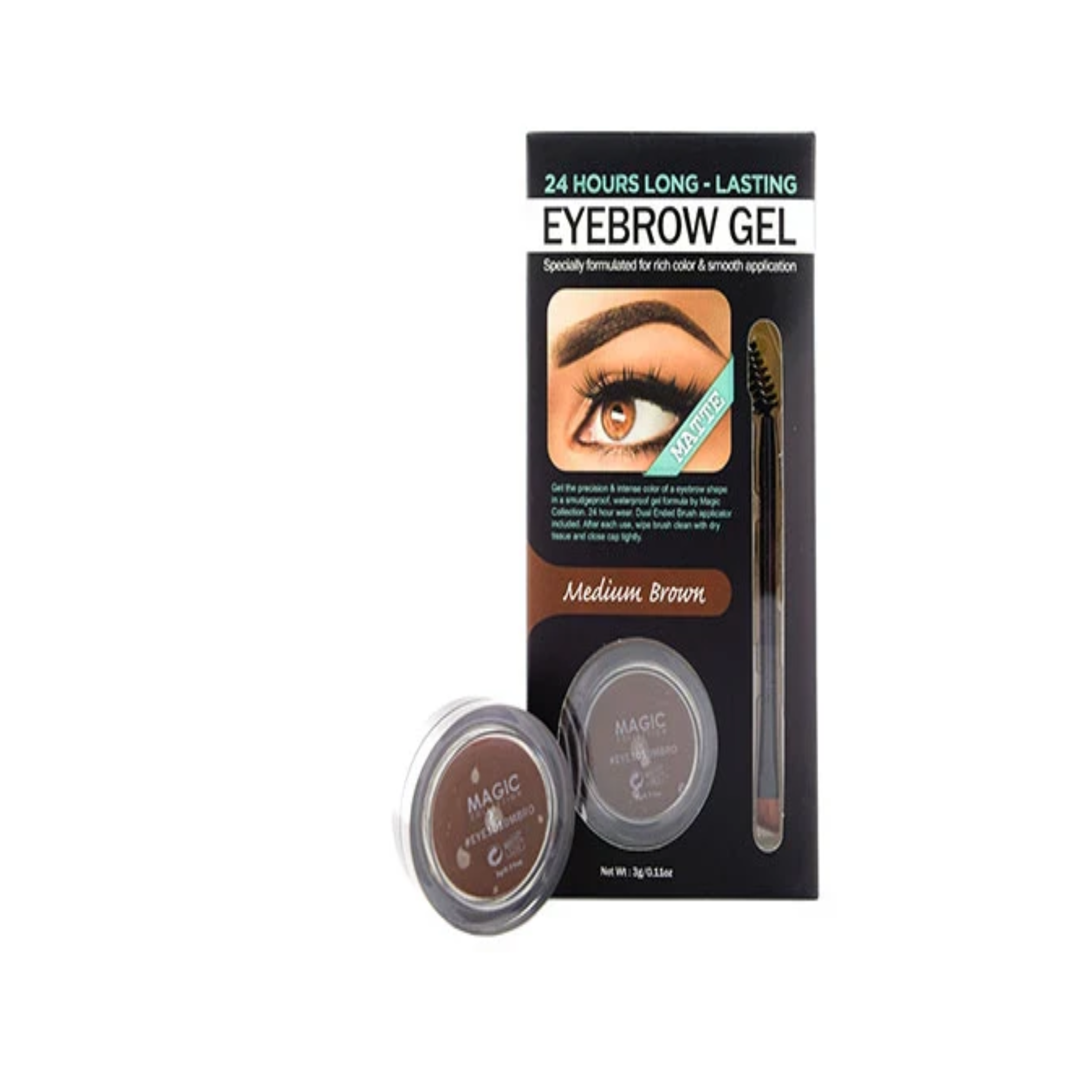 Eye Brown Gel Medium Brown