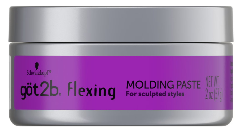 got2b Flexing Molding Paste, Medium Hold Hair Styling for Men & Women, 2 oz