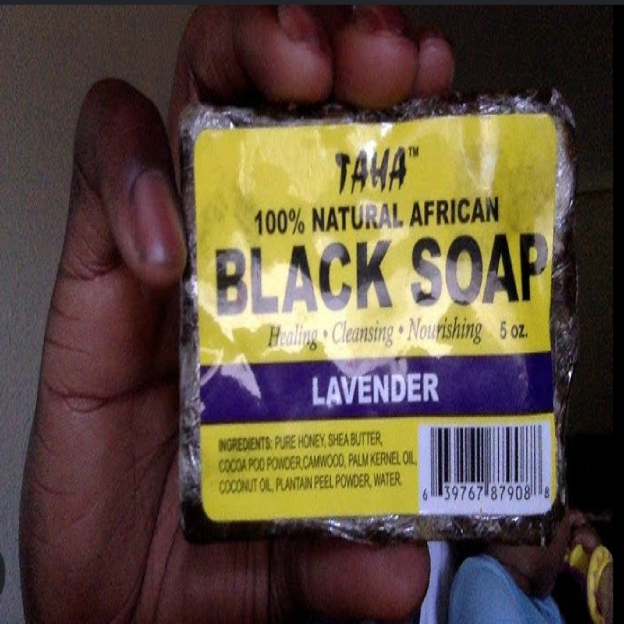 Black Soap TAHA, Lavender