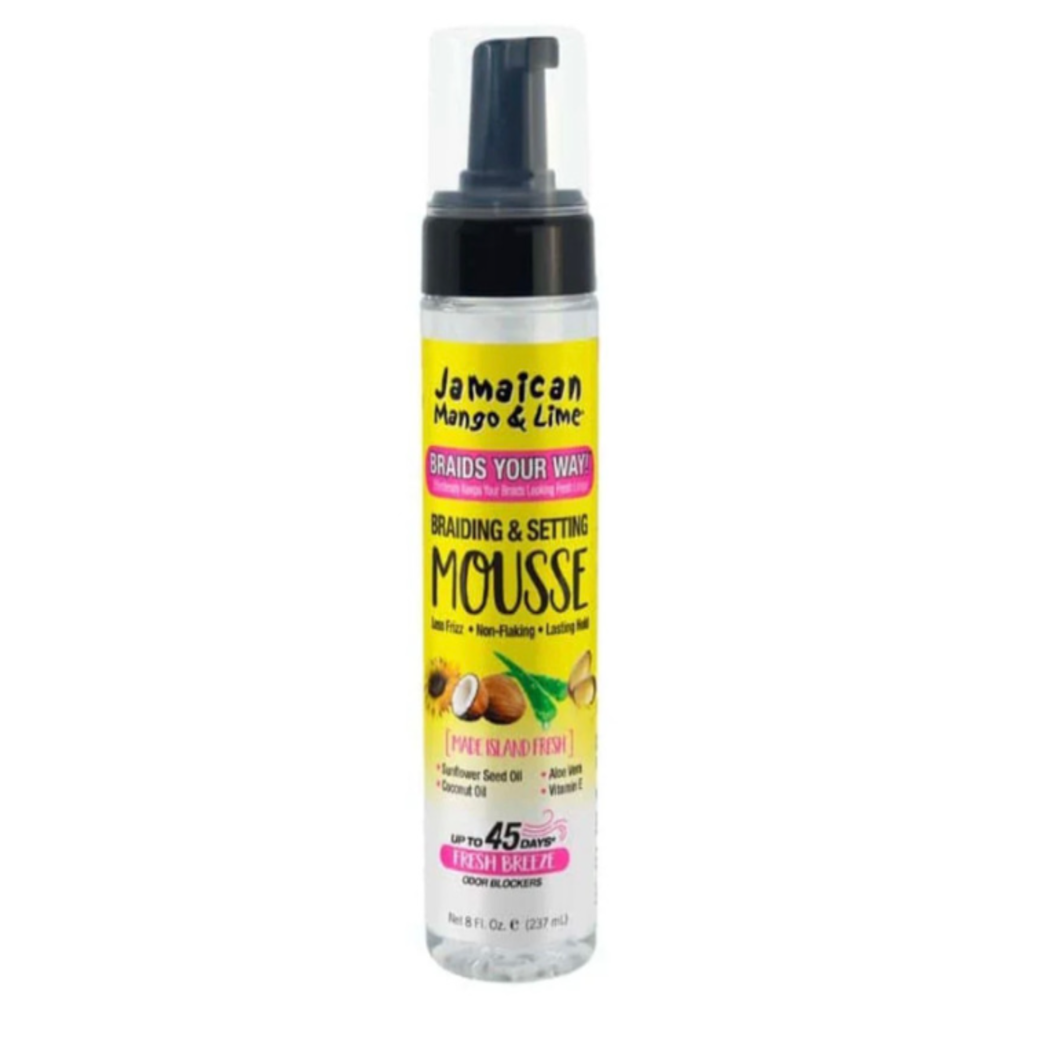 Jamaican Mango Lime - Braid Your Way - Braiding Setting Mousse - 8 oz