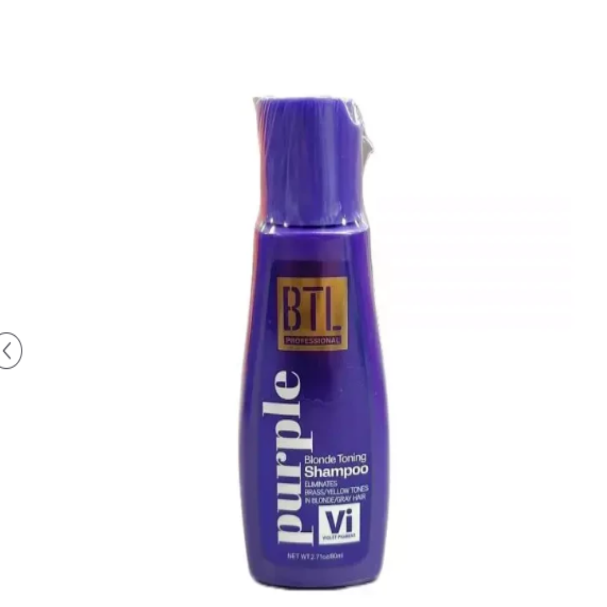 Blonde Toning Purple Shampoo | For Brunette and/or White Hair to Remove Bronze and/or Yellow Tones (80ml)