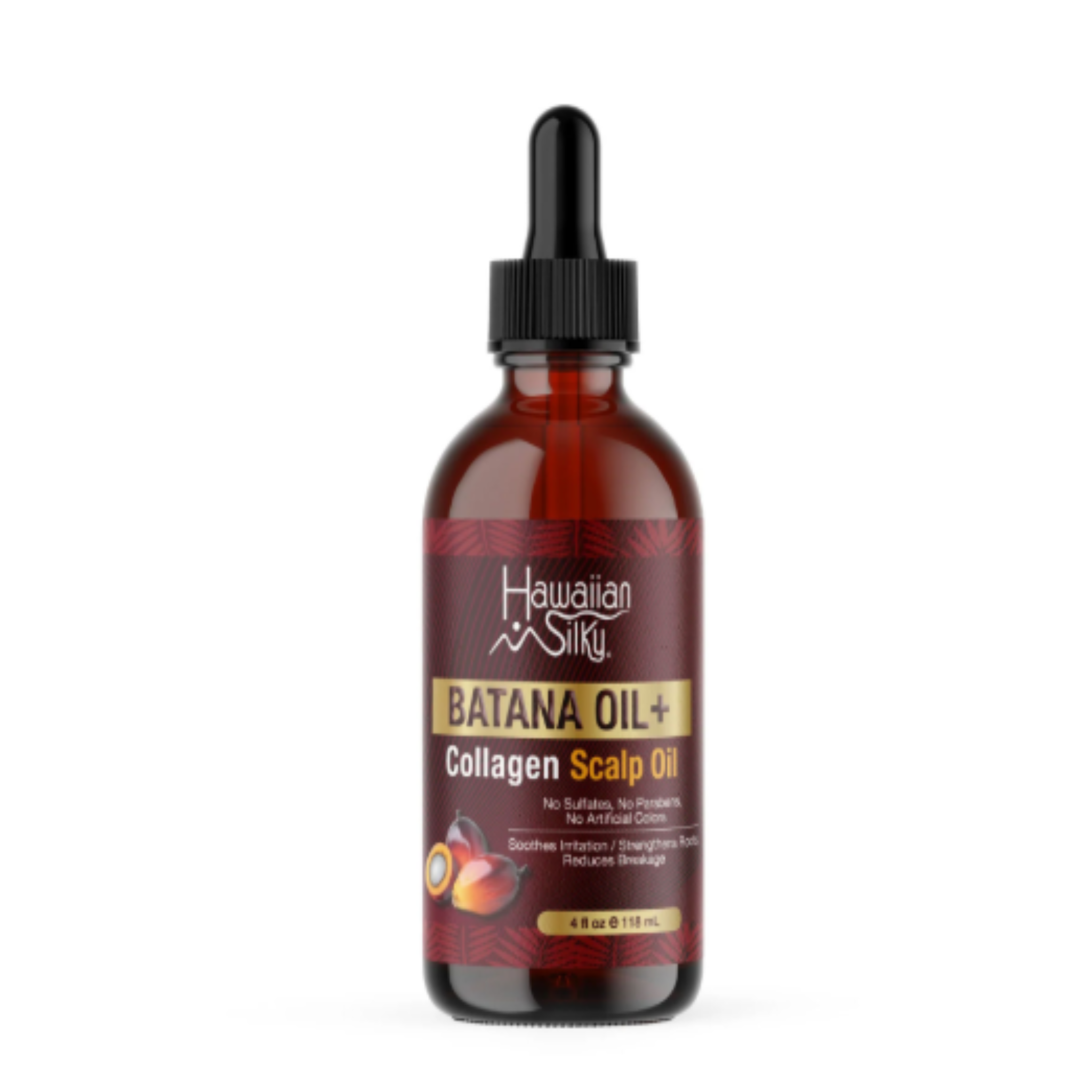 Hawaiian Silky Batana Oil Collagen Scalp Oil 4 oz