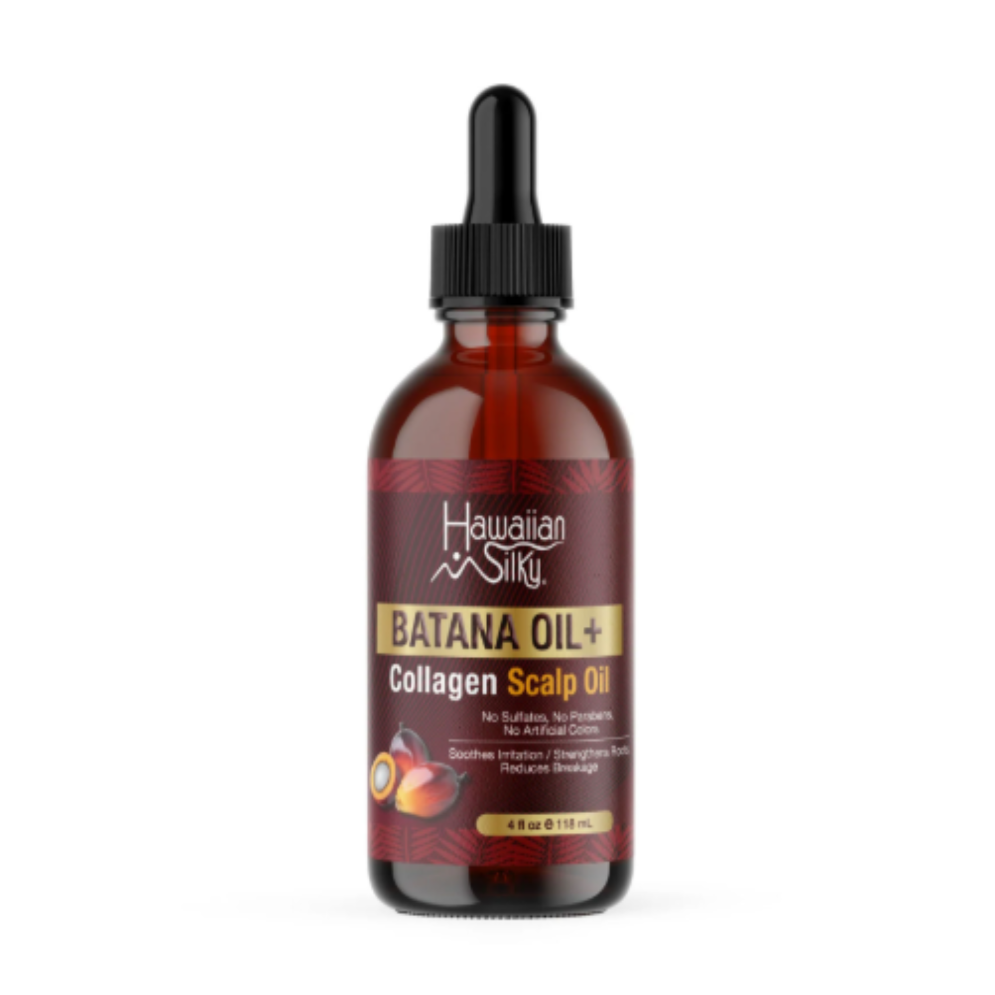 Hawaiian Silky Batana Oil Collagen Scalp Oil 4 oz
