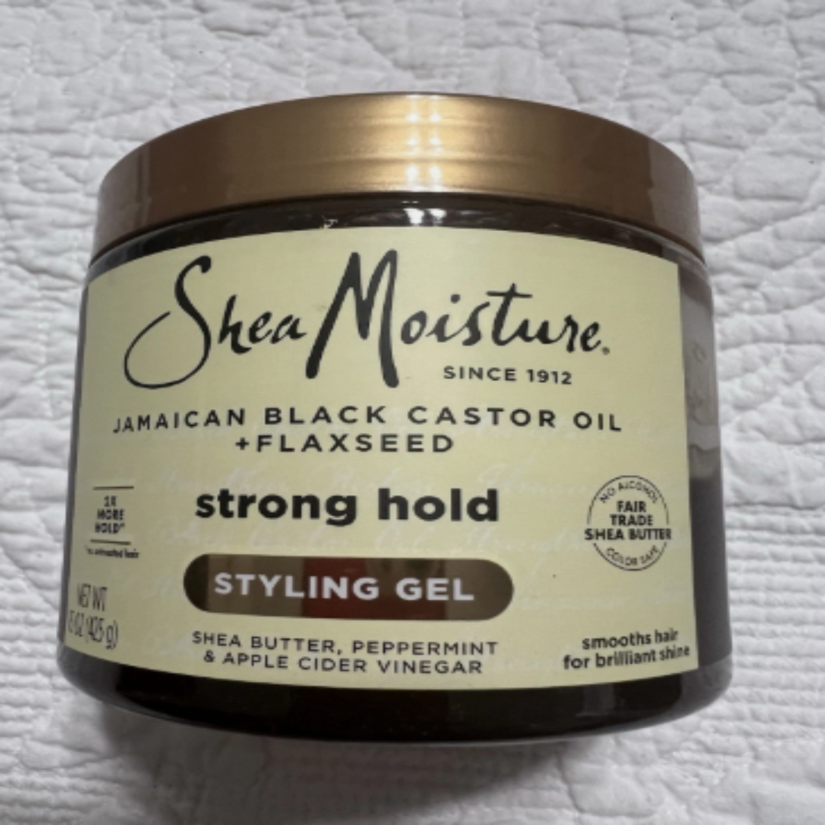 SheaMoisture Jamaican Black Castor Oil & Flaxseed Strong Hold Styling Gel, 15 OZ