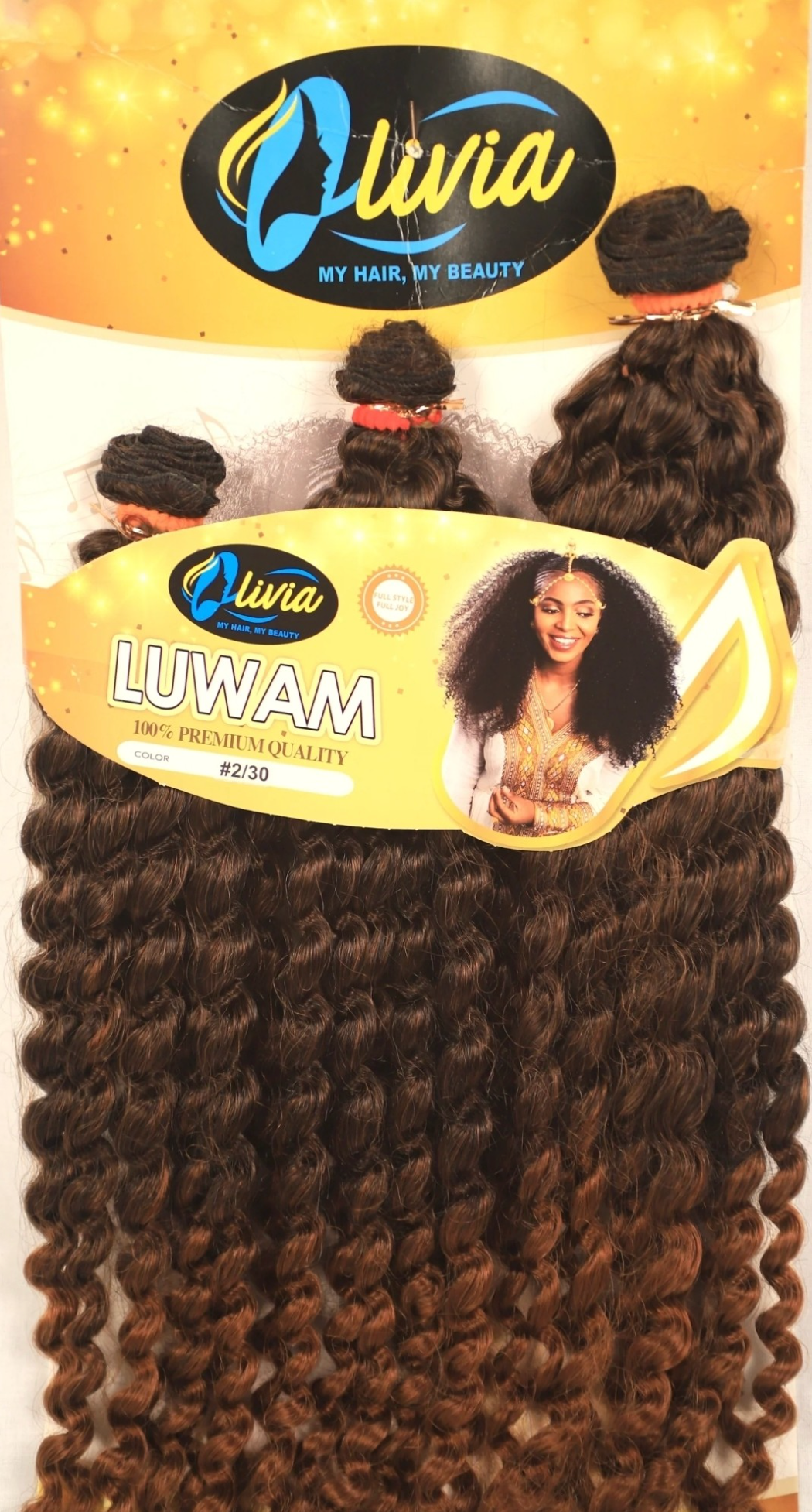 Olivia Luwam 100% Premium Quality Synthetic Braid Extension
