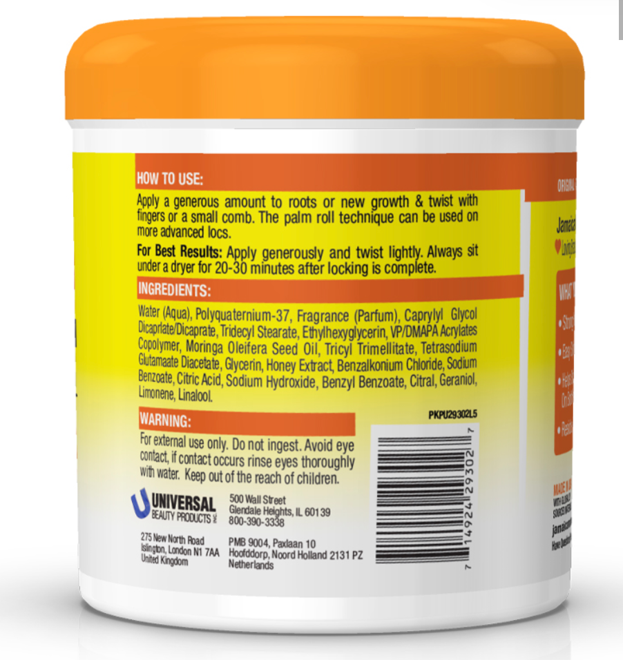 Jamaican Mango and Lime's Resistant Formula Locking Gel 16 oz