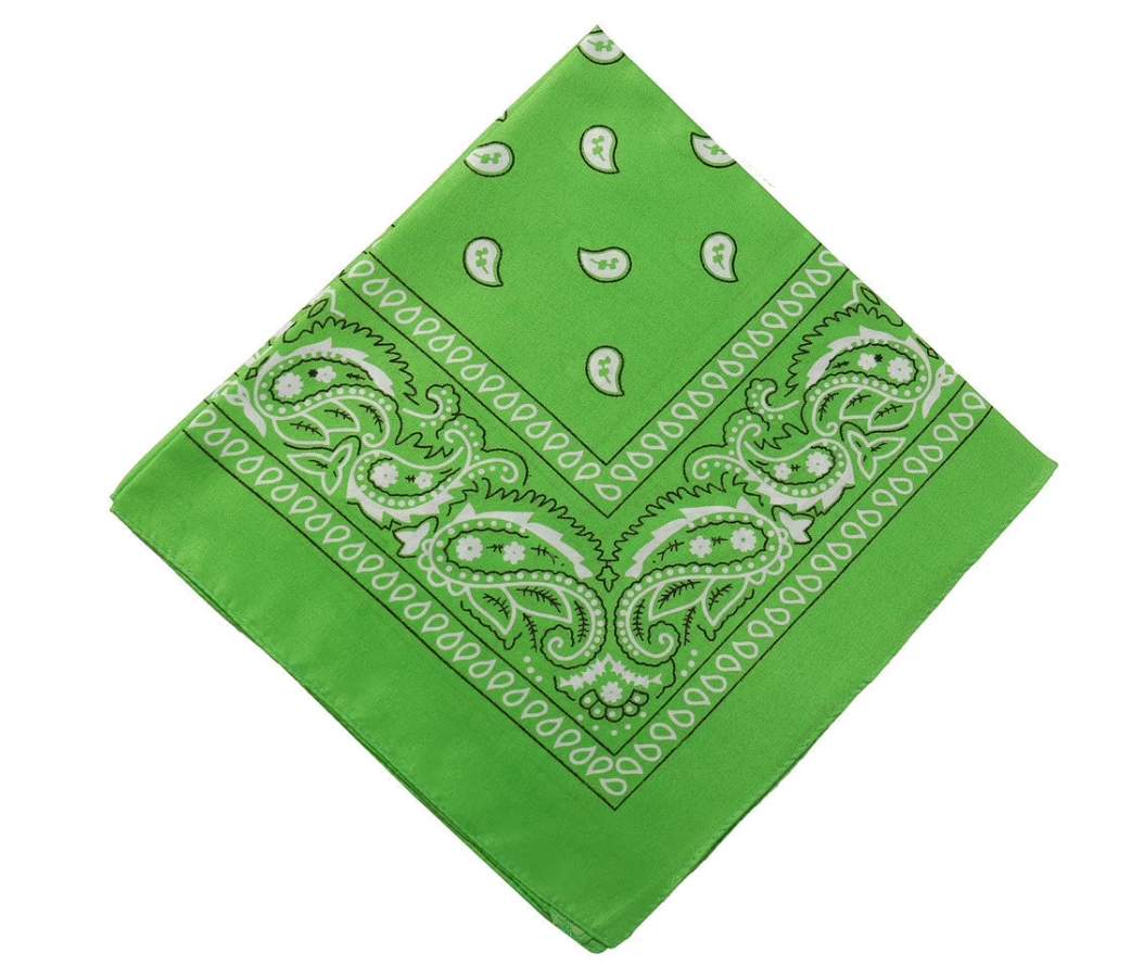 100% Cotton Paisley Unisex Bandanas