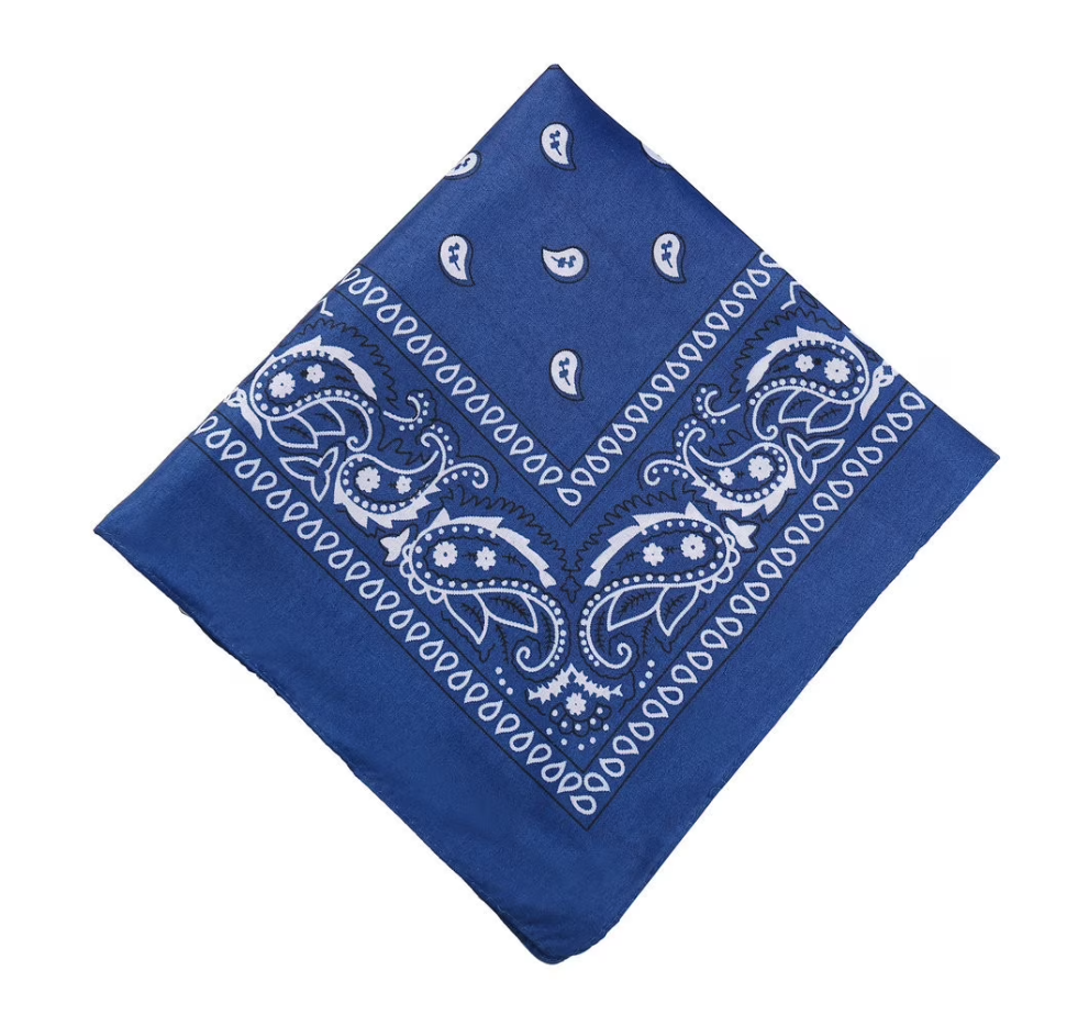 100% Cotton Paisley Unisex Bandanas