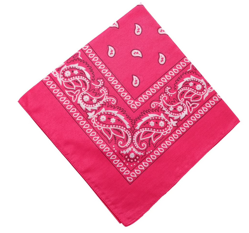 100% Cotton Paisley Unisex Bandanas