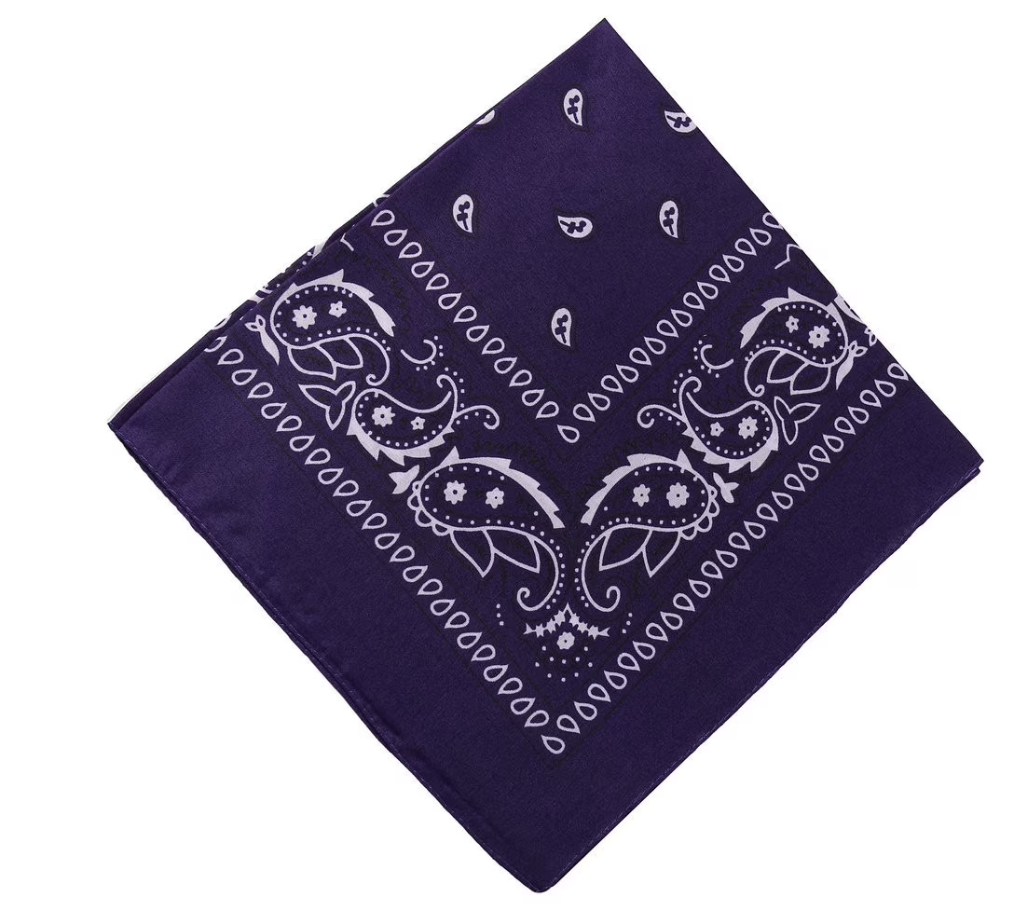 100% Cotton Paisley Unisex Bandanas