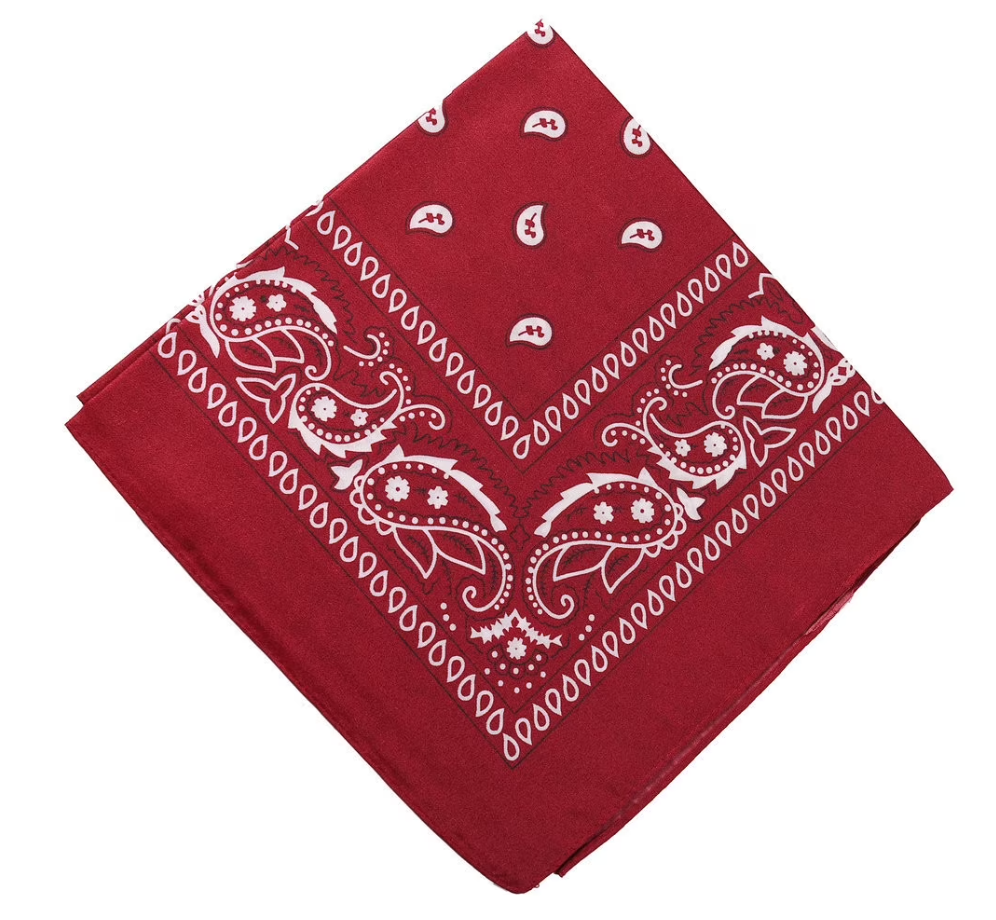 100% Cotton Paisley Unisex Bandanas