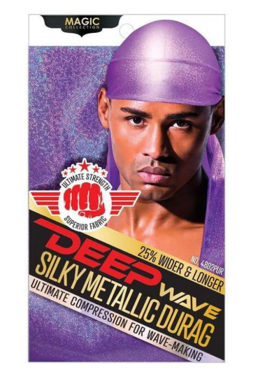 Magic Collection Deep Wave Silky Metallic Durag