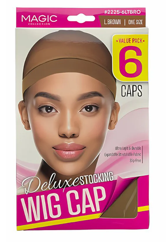 MAGIC Deluxe Stocking Wig Cap 6 Caps