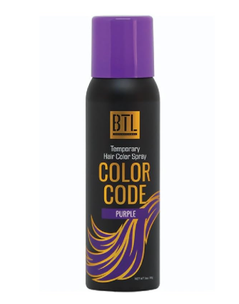 BTL Color Code Temporary Hair Color Spray-On! Vibrant & Easy to Wash | Fast Drying (3oz/80g)