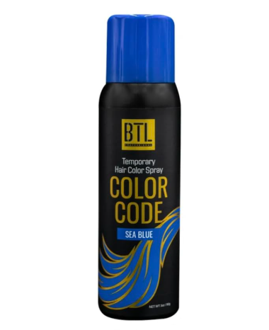 BTL Color Code Temporary Hair Color Spray-On! Vibrant & Easy to Wash | Fast Drying (3oz/80g)