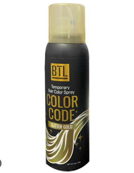 BTL Color Code Temporary Hair Color Spray-On! Vibrant & Easy to Wash | Fast Drying (3oz/80g)